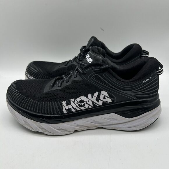 Hoka One One Other - HOKA BONDI 7 Men's Sneakers US Size 10 Regular Black White